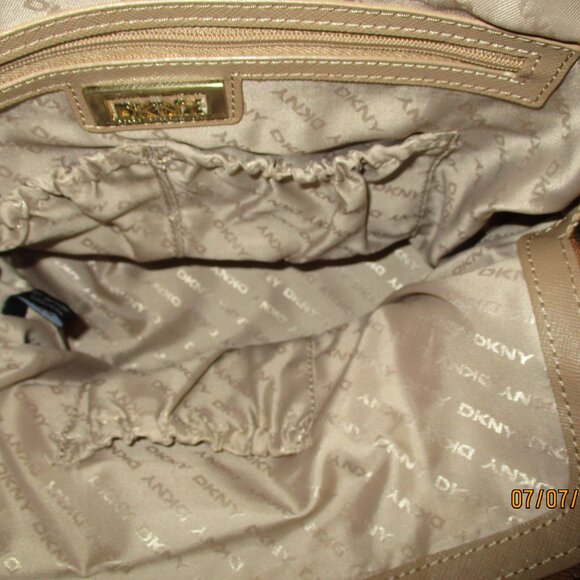 DKNY Large Monogram Satchel - Picture 13 of 16